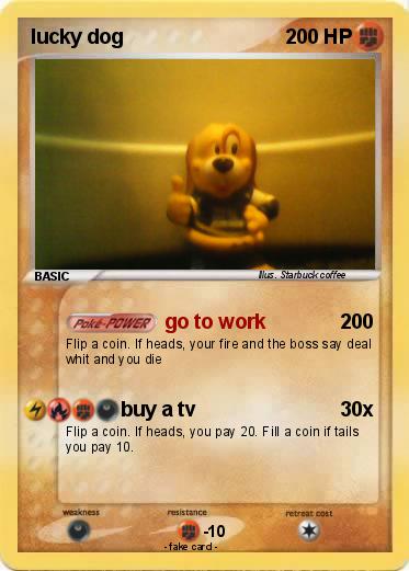 Pokemon lucky dog