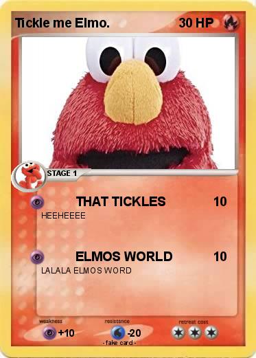 Pokemon Tickle me Elmo.