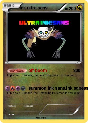 Pokemon ink ultra sans