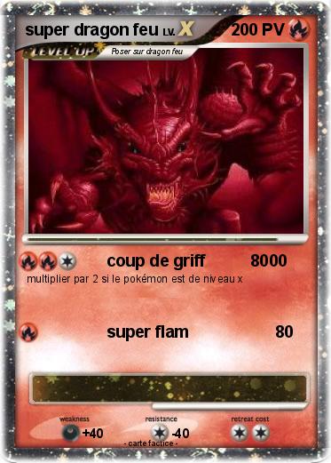 Pokemon super dragon feu
