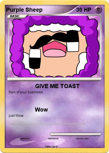 Pokemon Purple Sheep