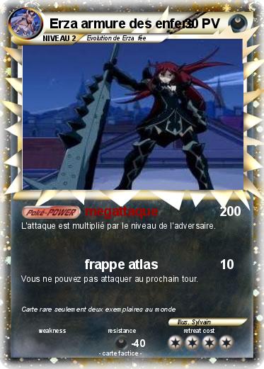 Pokemon Erza armure des enfers