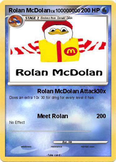 Pokemon Rolan McDolan