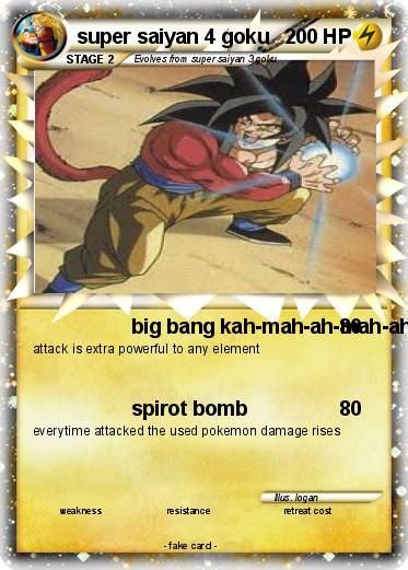 Pokemon super saiyan 4 goku