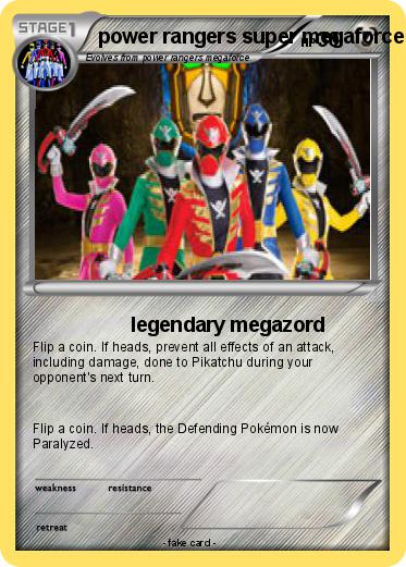 Pokemon power rangers super megaforce