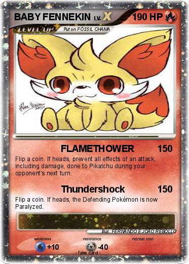 Pokemon BABY FENNEKIN