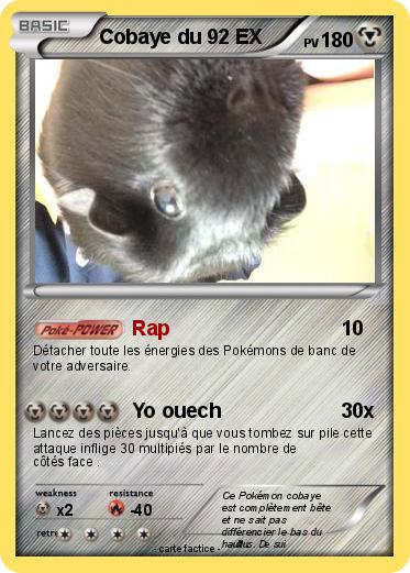 Pokemon Cobaye du 92 EX