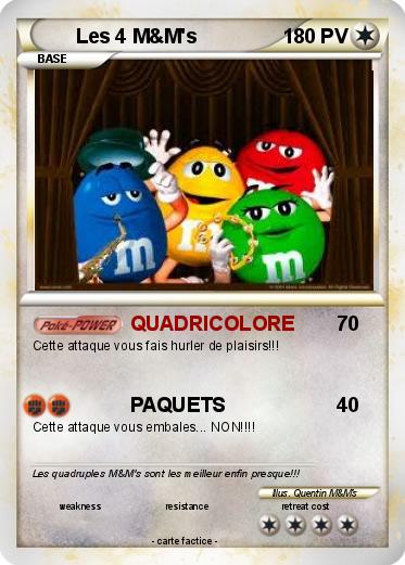 Pokemon Les 4 M&M's