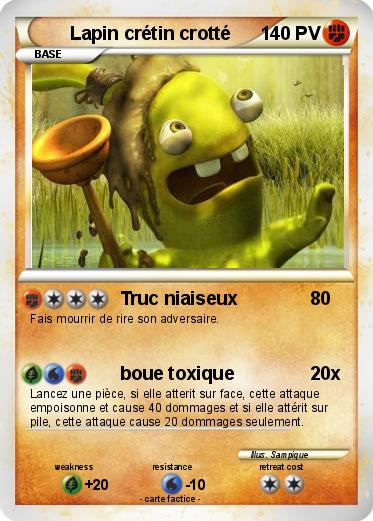 Pokemon Lapin crétin crotté