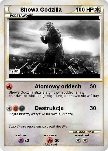 Pokemon Showa Godzilla