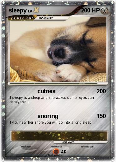 Pokemon sleepy