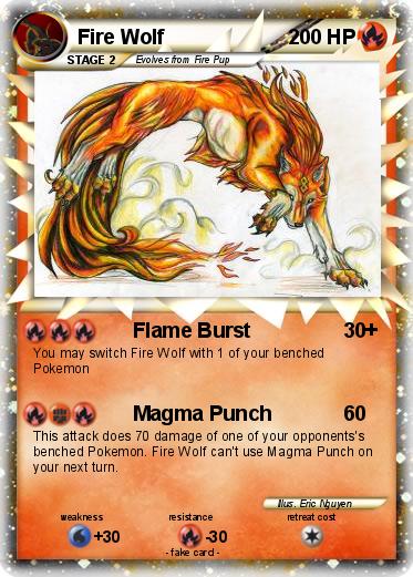 Pokemon Fire Wolf