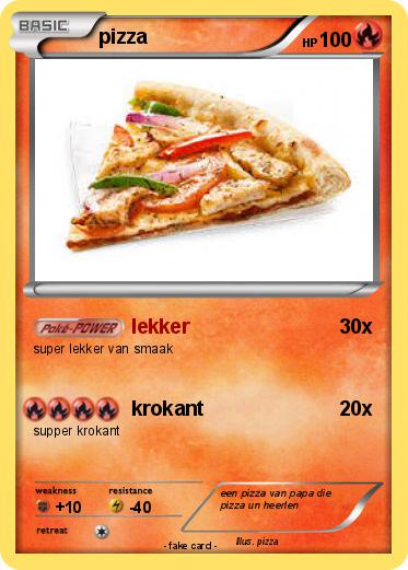 Pokemon pizza