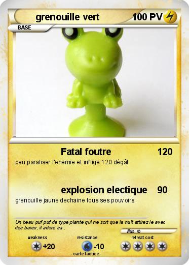 Pokemon grenouille vert