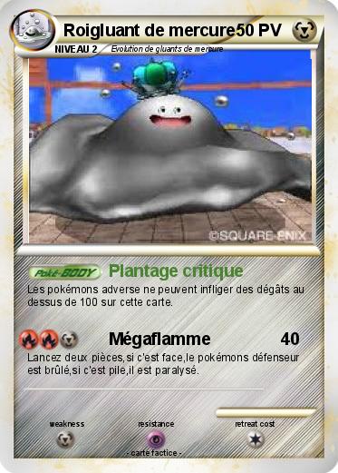 Pokemon Roigluant de mercure