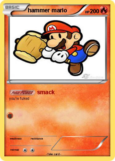 Pokemon hammer mario