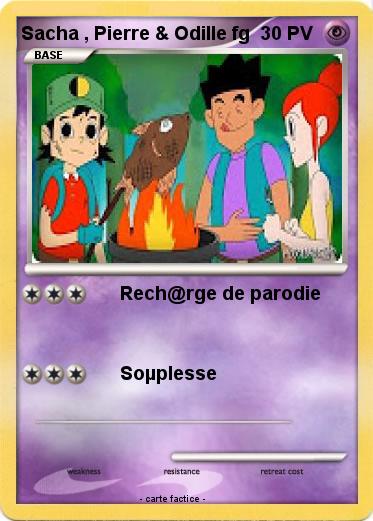 Pokemon Sacha , Pierre & Odille fg