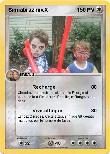 Pokemon Simiabraz niv.X