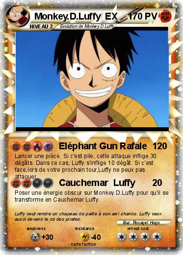 Pokemon Monkey.D.Luffy  EX