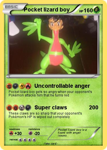 Pokemon Pocket lizard boy