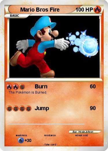 Pokemon Mario Bros Fire