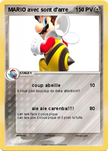 Pokemon MARIO avec sont d'arre