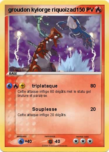 Pokemon groudon kyiorge riquoizad