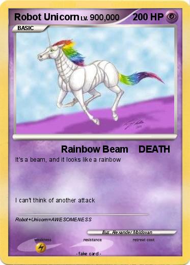 Pokemon Robot Unicorn