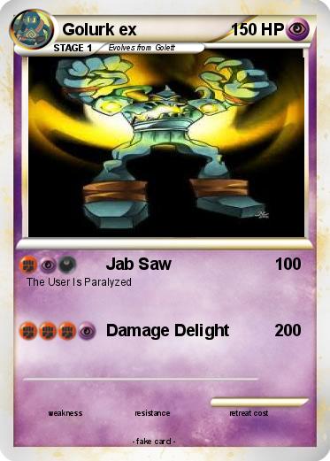 Pokemon Golurk ex