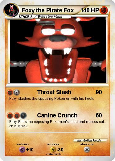 Pokemon Foxy the Pirate Fox