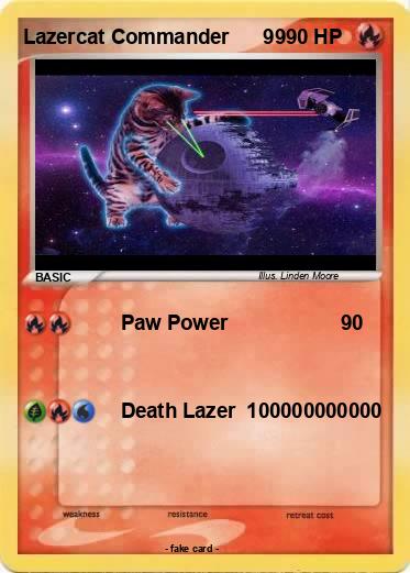 Pokemon Lazercat Commander      99