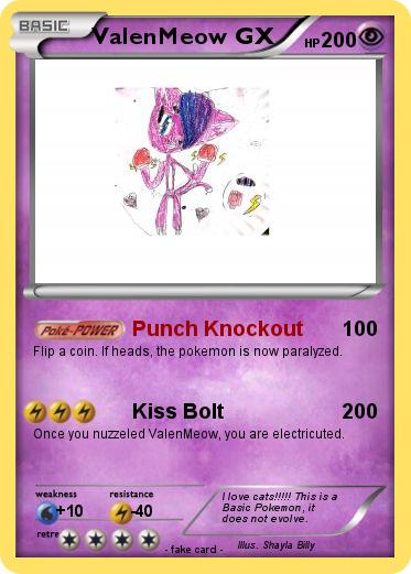 Pokemon ValenMeow GX