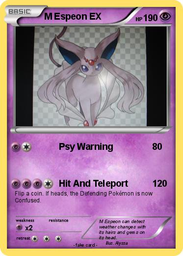 Pokemon M Espeon EX
