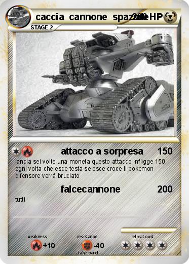 Pokemon caccia  cannone  spaziale