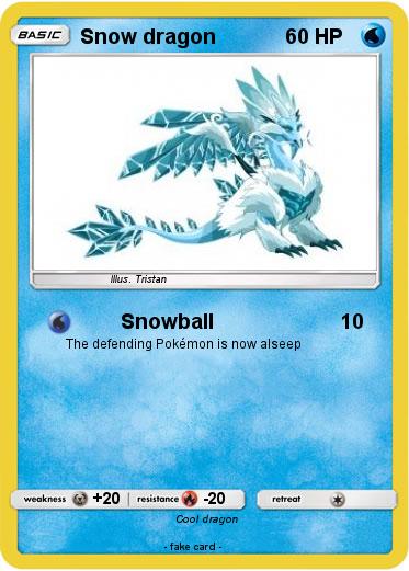Pokemon Snow dragon