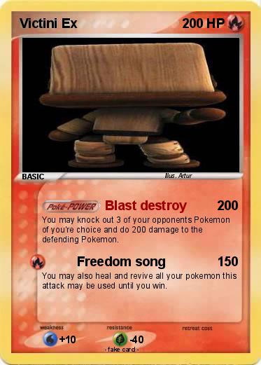Pokemon Victini Ex