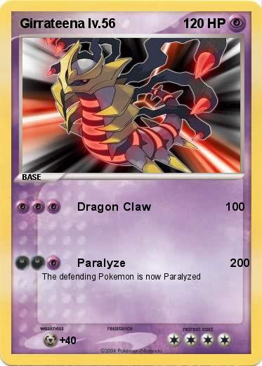 Pokemon Girrateena lv.56
