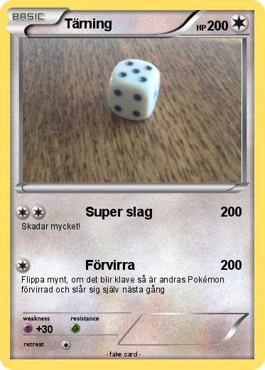 Pokemon Tärning