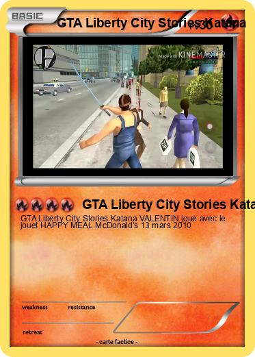 Pokemon GTA Liberty City Stories Katana