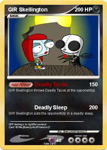 Pokemon GIR Skellington