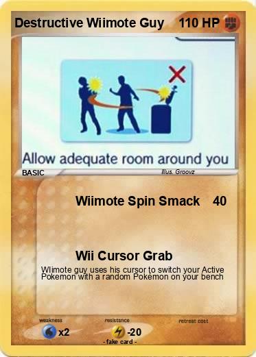 Pokemon Destructive Wiimote Guy