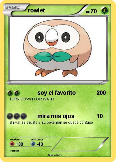 Pokemon rowlet