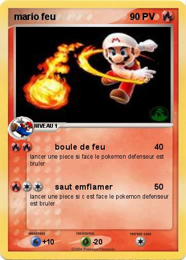 Pokemon mario feu