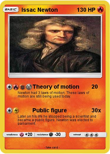 Pokemon Issac Newton