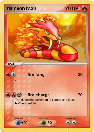 Pokemon flameon lv.30