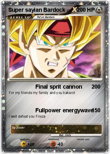 Pokemon Super sayian Bardock