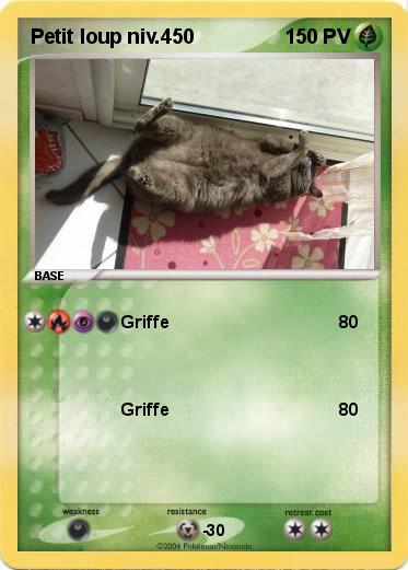 Pokemon Petit loup niv.450