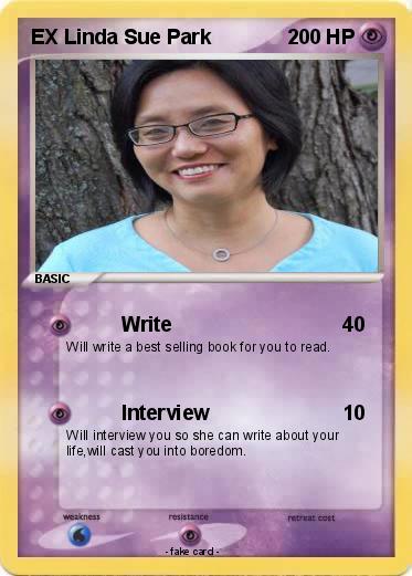 Pokemon EX Linda Sue Park