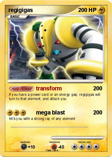 Pokemon regigigas