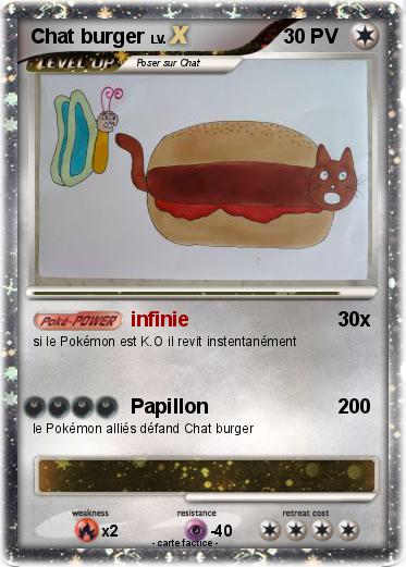 Pokemon Chat burger